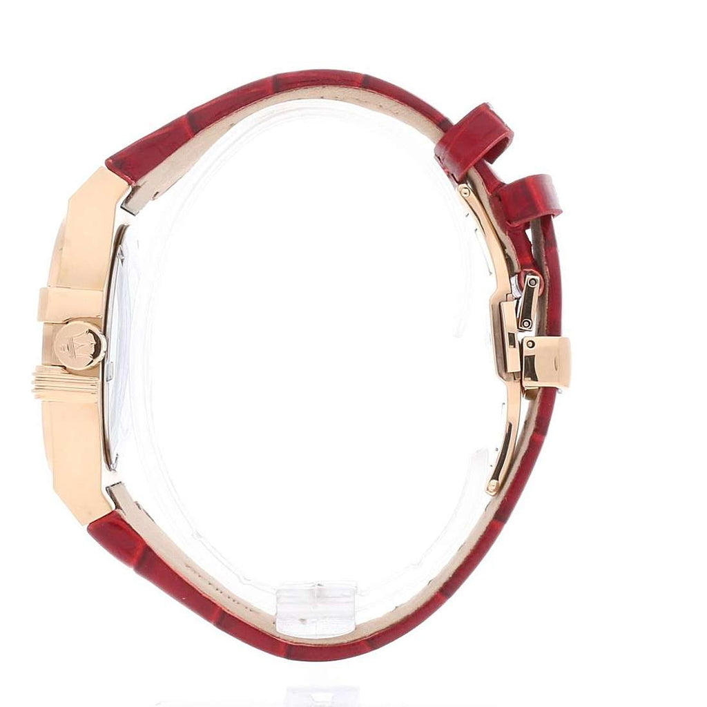 Maserati Potenza Silver Dial Red Leather Strap Watch For Women - R8851108501 Buy Now By Maserati