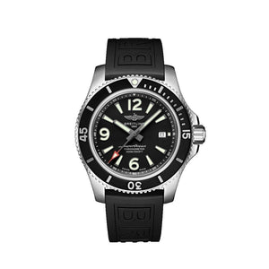 Breitling Superocean Automatic 46mm Black Dial Black Rubber Strap Watch for Men - M17368B71B1S1 Buy Now By Breitling