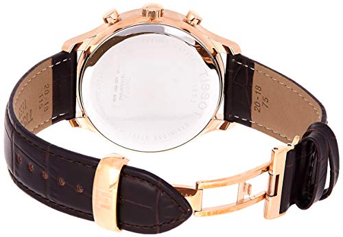 Tissot T Classic Tradition Chronograph White Dial Brown Leather Strap Watch For Men - T063.617.36.037.00 Buy Now By Tissot