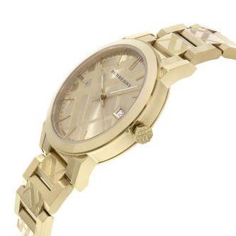 Burberry The City Gold Dial Gold Steel Strap Watch for Women - BU9234 Buy Now By Burberry