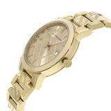 Burberry The City Gold Dial Gold Steel Strap Watch for Women - BU9234 Buy Now By Burberry