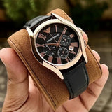 Emporio Armani Chronograph Brown Dial Brown Leather Strap Watch For Men - AR1701 Buy Now By Emporio Armani
