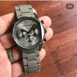 Emporio Armani Sportivo Chronograph Brown Dial Brown Steel Strap Watch For Men - AR5950 Buy Now By Emporio Armani