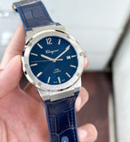 Salvatore Ferragamo F-80 Classic Blue Dial Blue Leather Strap Watch for Men - SFDT00319 Buy Now By Salvatore Ferragamo