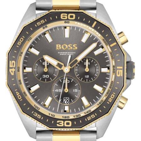 Hugo Boss Energy Chronograph Grey Dial Two Tone Steel Strap Watch For Men - 1513974 Buy Now By Hugo Boss