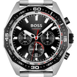 Hugo Boss Energy Chronograph Black Dial Silver Steel Strap Watch For Men - 1513971 Buy Now By Hugo Boss