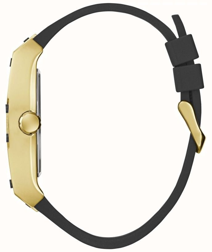 Guess Legend Black Dial Black Rubber Strap Watch For Men - GW0500G1 Buy Now By Guess