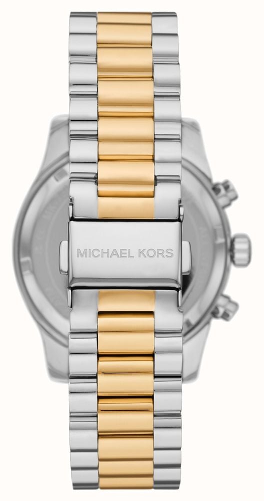 Michael Kors Lexington Chronograph Green Dial Two Tone Steel Strap Watch For Women - MK7303 Buy Now By Michael Kors