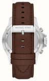 Michael Kors Everest Chronograph Black Dial Brown Leather Strap Watch For Men - MK9054 Buy Now By Michael Kors