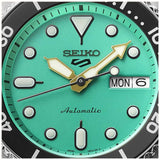 Seiko 5 Sports SKX Midi Automatic Teal Dial Silver Steel Strap Watch For Men - SRPK33K1 Buy Now By Seiko