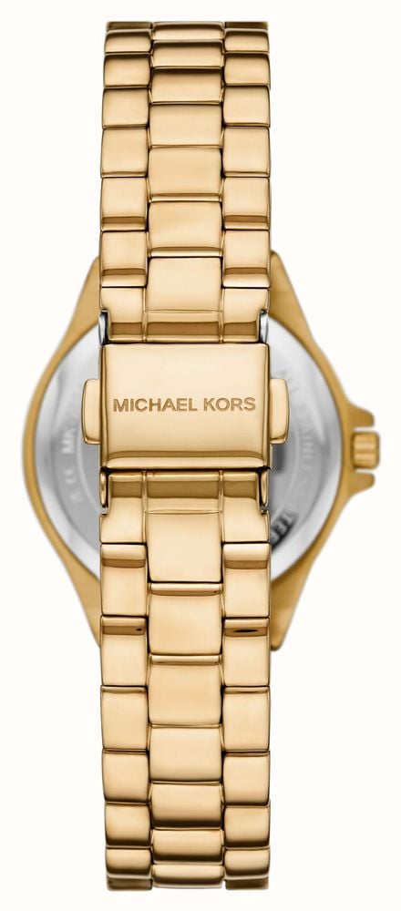 Michael Kors Lennox Quartz Green Dial Gold Steel Strap Watch For Women - MK7395 Buy Now By Michael Kors