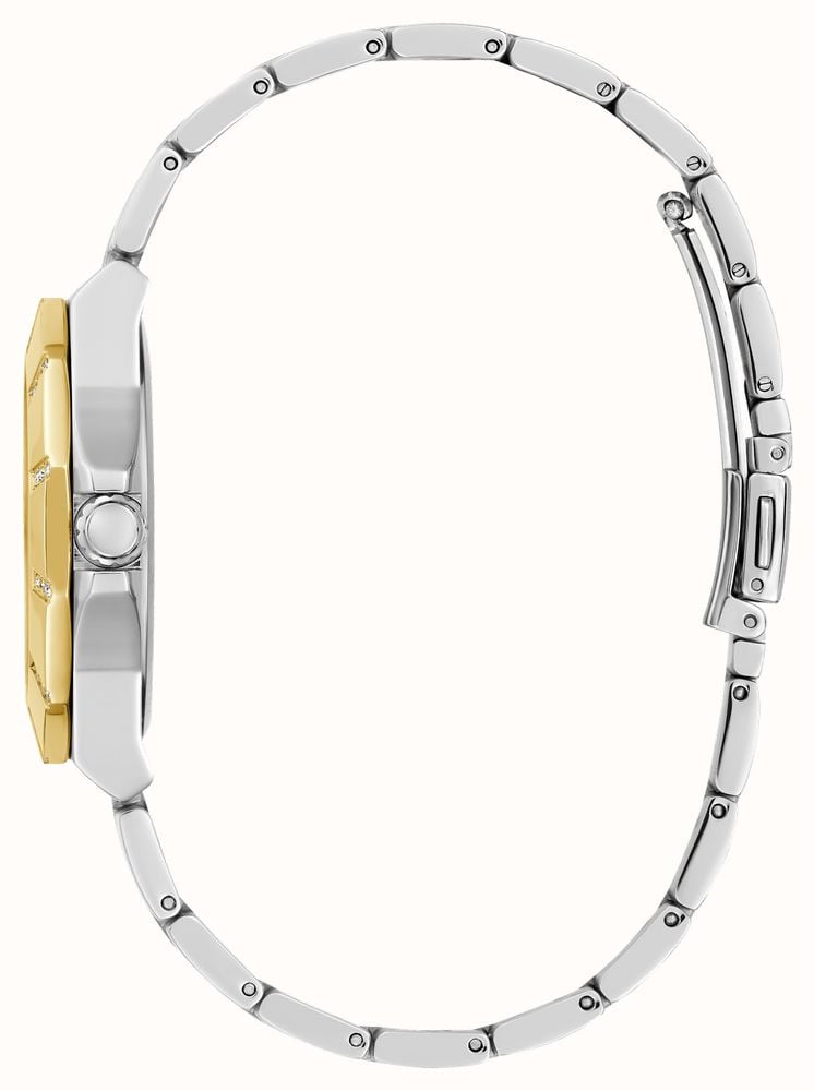 Guess Sunray Multifunction Silver Dial Two Tone Steel Strap Watch for Women - GW0616L2 Buy Now By Guess