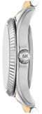 Michael Kors Lexington Analog Silver Dial Two Tone Steel Strap Watch for Women - MK4740 Buy Now By Michael Kors
