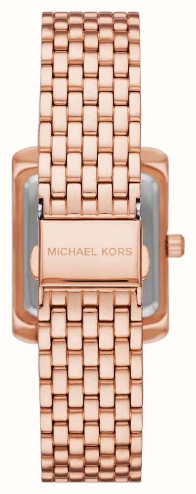 Michael Kors Emery Three-Hand White Dial Rose Gold Steel Strap Watch for Women - MK4743 Buy Now By Michael Kors