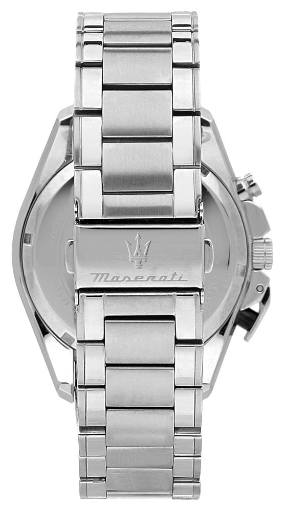 Maserati Traguardo Chronograph Black Dial Silver Steel Strap Watch For Men - R8873612059 Buy Now By Maserati