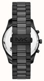 Michael Kors Lexington Chronograph Black Dial Black Steel Strap Watch for Men - MK9154 Buy Now By Michael Kors