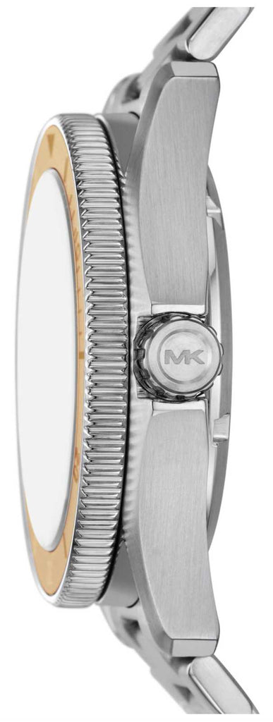 Michael Kors Maritime Analog Black Dial Silver Steel Strap Watch for Men - MK9161 Buy Now By Michael Kors