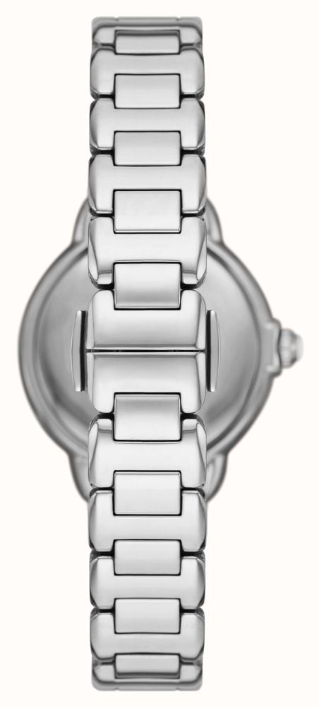 Emporio Armani Mia Three Crystals Silver Dial Silver Steel Strap Watch For Women - AR11632 Buy Now By Emporio Armani