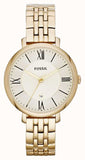 Fossil Jacqueline White Dial Gold Steel Strap Watch for Women - ES3434 Buy Now By Fossil