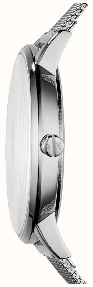 Armani Exchange Lola Analog Silver Dial Silver Mesh Strap Watch For Women - AX5535 Buy Now By Armani Exchange