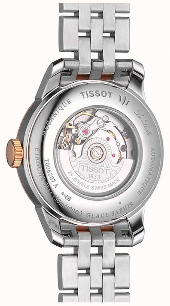 Tissot Le Locle Automatic Lady Mother of Pearl Dial Two Tone Steel Strap Watch For Women - T006.207.22.116.00 Buy Now By Tissot