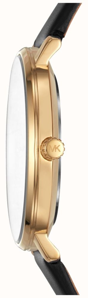 Michael Kors Pyper Black Dial Black Leather Strap Watch For Women - MK2747 Buy Now By Michael Kors