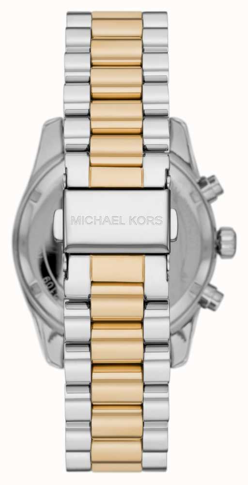 Michael Kors Lexington Chronograph Blue Dial Two Tone Steel Strap Watch For Women - MK7218 Buy Now By Michael Kors