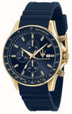 Maserati SFIDA Chronograph Blue Dial Blue Rubber Strap Watch For Men - R8871640004 Buy Now By Maserati