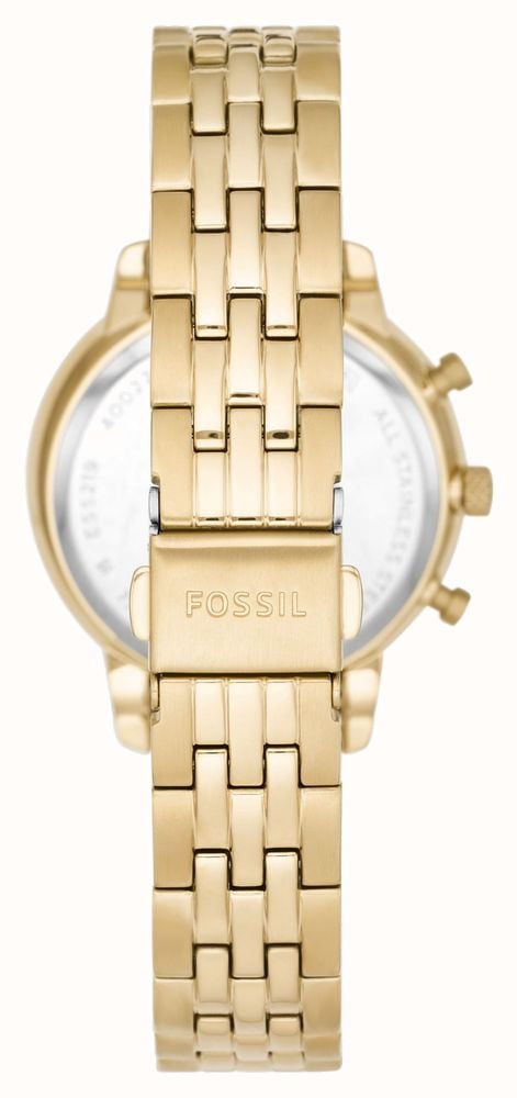 Fossil Neutra Chronograph Gold Dial Gold Steel Strap Watch for Women - ES5219 Buy Now By Fossil
