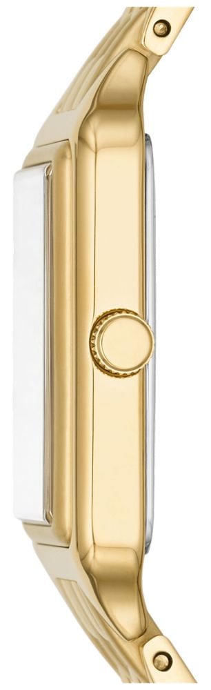 Fossil Raquel Three Hand Date White Dial Gold Steel Strap Watch For Women - ES5220 Buy Now By Fossil