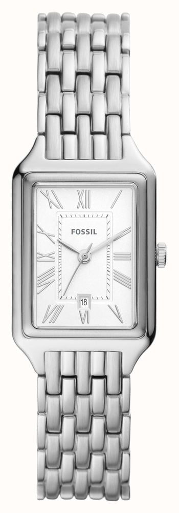 Fossil Raquel Three Hand Date White Dial Silver Steel Strap Watch for Women - ES5221 Buy Now By Fossil