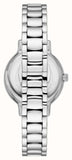 Emporio Armani Cleo Crystals Mother Of Pearl Dial Silver Steel Strap Watch For Women - AR11484