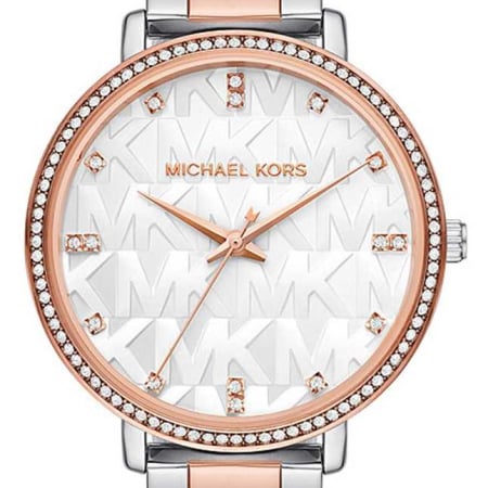 Michael Kors Pyper Quartz White Dial Two Tone Steel Strap Watch For Women - MK4667 Buy Now By Michael Kors
