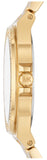 Michael Kors Lennox Three-Hand Silver Dial Gold Steel Strap Watch For Women - MK7278 Buy Now By Michael Kors