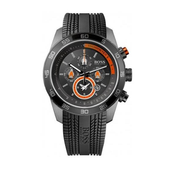 Hugo Boss Motorsport Special Edition Black Dial Black Rubber Strap Watch For Men - HB1512662 Buy Now By Hugo Boss