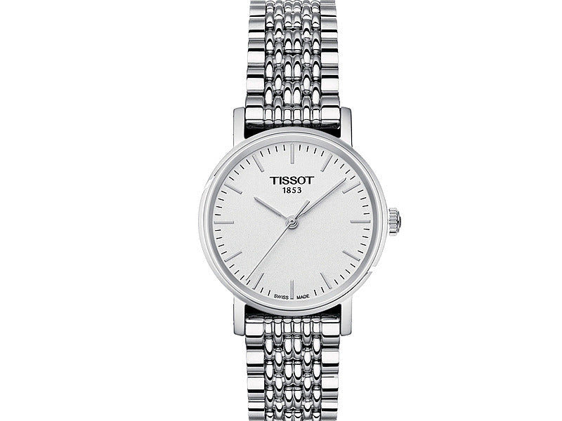 Tissot Everytime Small White Dial Silver Mesh Bracelet Watch For Women - T109.210.11.031.00 Buy Now By Tissot