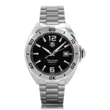 Tag Heuer Formula 1 Automatic Black Dial Silver Steel Strap Watch for Men - WAZ2113.BA0875 Buy Now By Tag Heuer