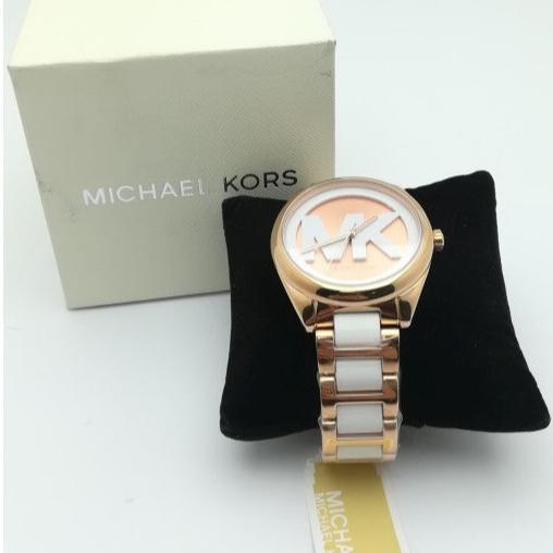Michael Kors Janelle Three Hand Rose Gold Dial Two Tone Steel Strap Watch For Women - MK7134 Buy Now By Michael Kors