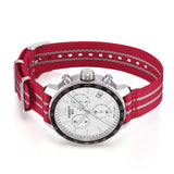 Tissot Quickster Chronograph NBA Houston Rockets Special Edition White Dial Two Tone NATO Strap Watch for Men - T095.417.17.037.12 Buy Now By Tissot