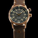 Maurice Lacroix Pontos S Diver Automatic Black Dial Brown Leather Strap Watch For Men - PT6248-BRZ01-330-2 Buy Now By Maurice Lacroix