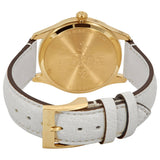 Gucci G Timeless Quartz Gold Dial Beige Leather Strap Watch For Women - YA1264180 Buy Now By Gucci