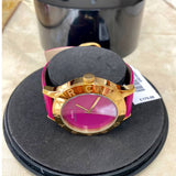 Marc Jacobs Purple Dial Purple Leather Strap Watch for Women - MBM1209 Buy Now By Marc Jacobs