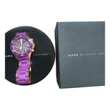 Marc Jacobs Rock Chronograph Purple Dial Purple Silicone Strap Watch for Women - MBM2549 Buy Now By Marc Jacobs