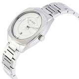 Gucci GG2570 White Dial Silver Steel Strap Watch For Women - YA142502 Buy Now By Gucci
