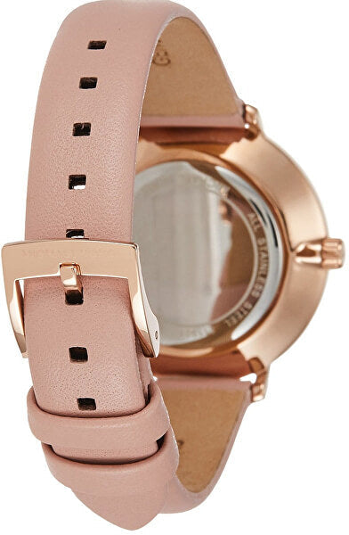 Michael Kors Pyper Analog White Dial Pink Leather Strap Watch For Women - MK2803 Buy Now By Michael Kors