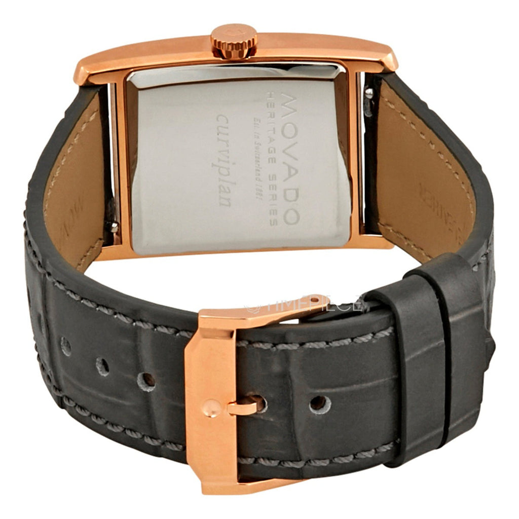 Movado Heritage Mother of Pearl White Dial Grey Leather Strap Watch For Women - 3650051 Buy Now By Movado