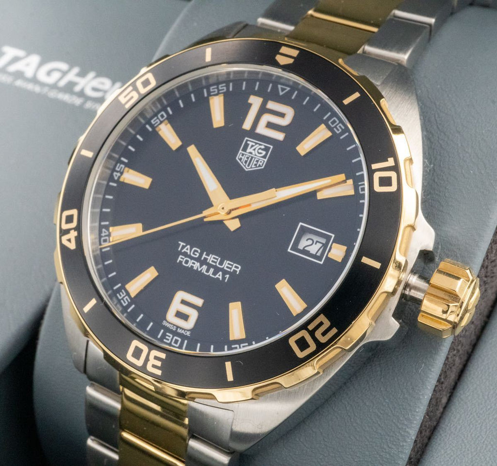 Tag Heuer Formula 1 Quartz Black Dial Two Tone Steel Strap Watch for Men - WAZ1121.BB0879 Buy Now By Tag Heuer