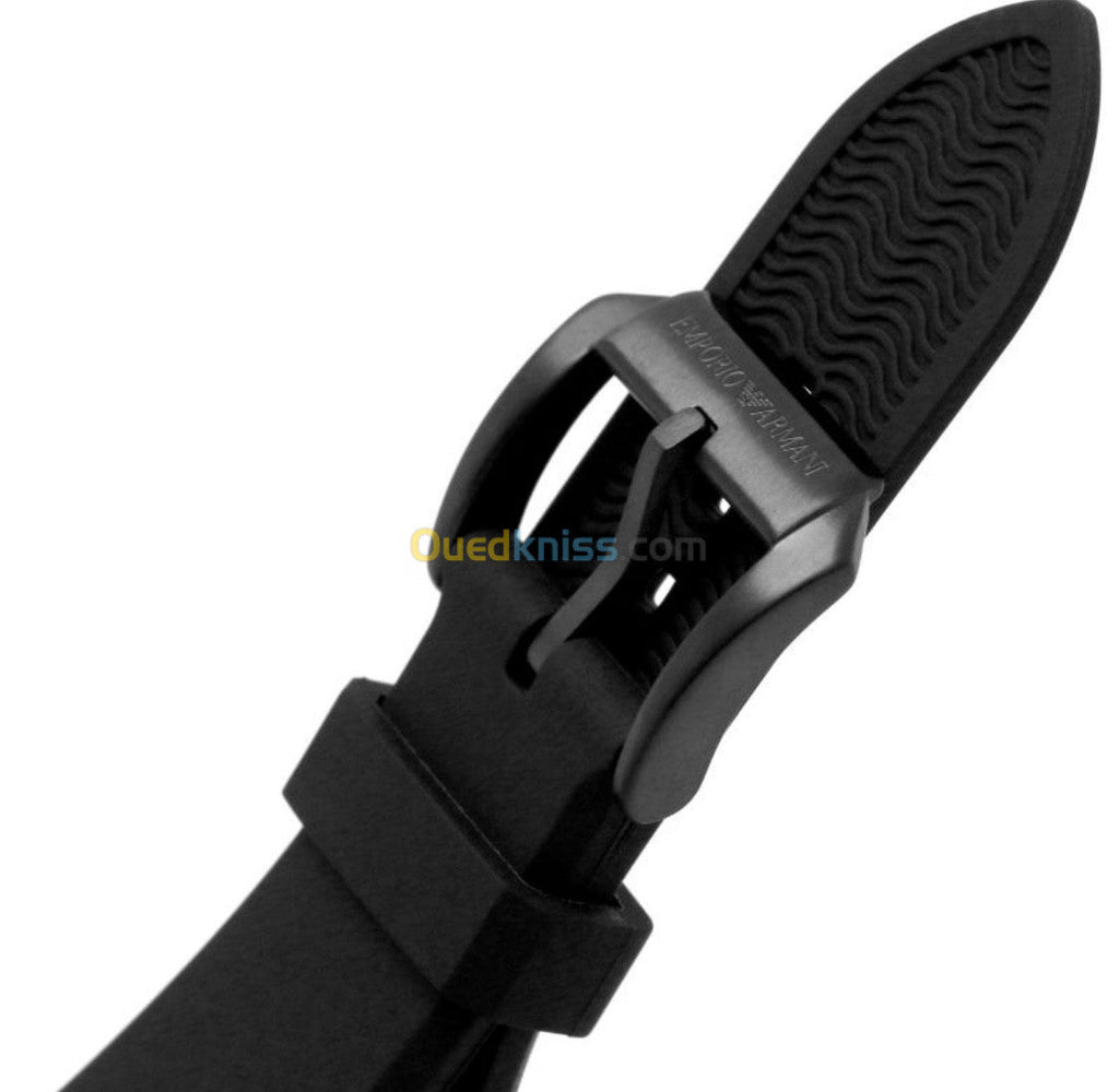 Emporio Armani Diver Chronograph Black Dial Black Silicon Strap Watch For Men - AR11515 Buy Now By Emporio Armani