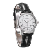 Mido Baroncelli III Automatic Silver Dial Black Leather Strap Watch For Women - M7600.4.21.4 Buy Now By Mido