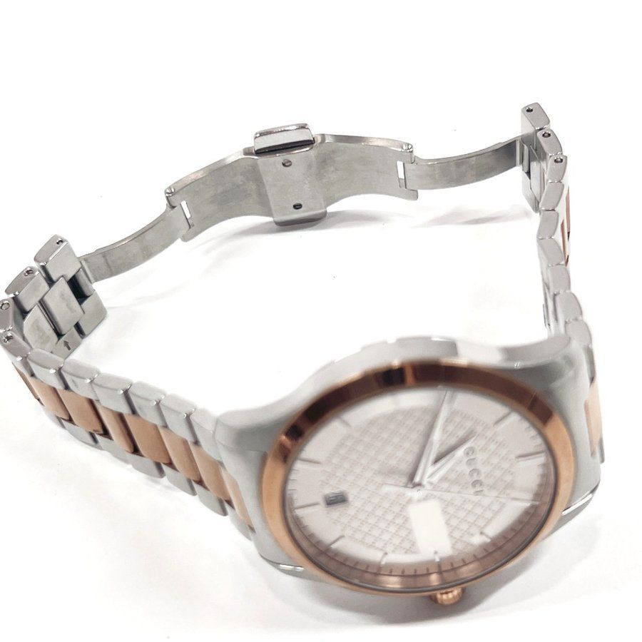 Gucci G Timeless Silver Dial Two Tone Steel Strap Watch For Women - YA126528 Buy Now By Gucci